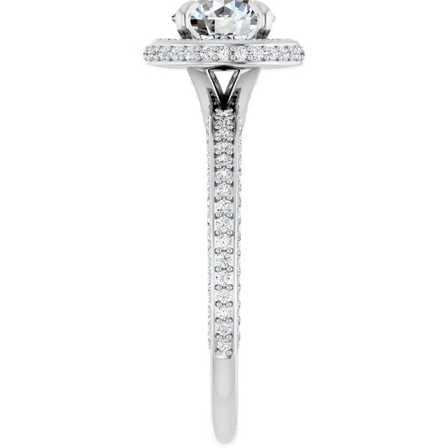 Halo-Style Engagement Ring