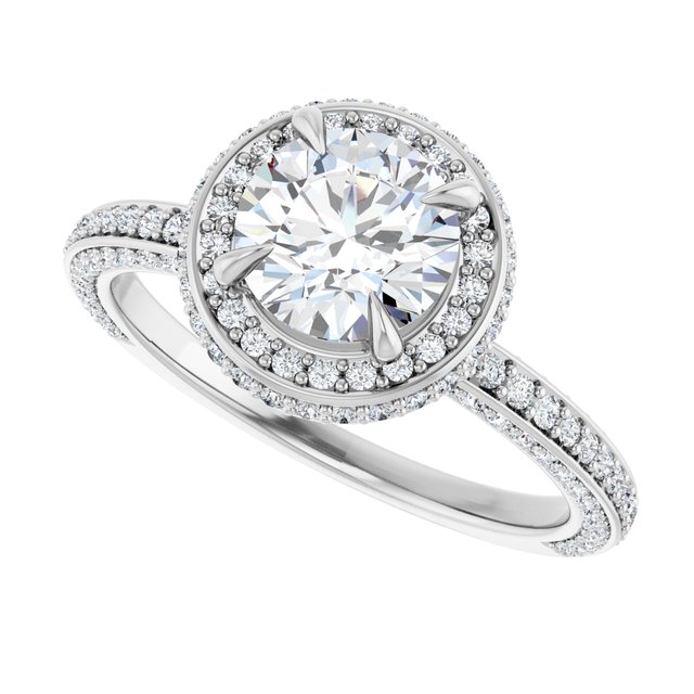 Halo-Style Engagement Ring