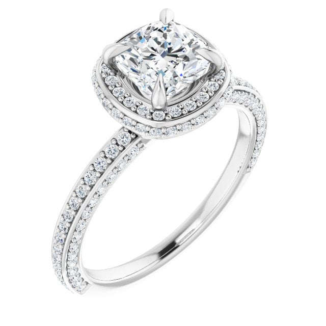 Halo-Style Engagement Ring