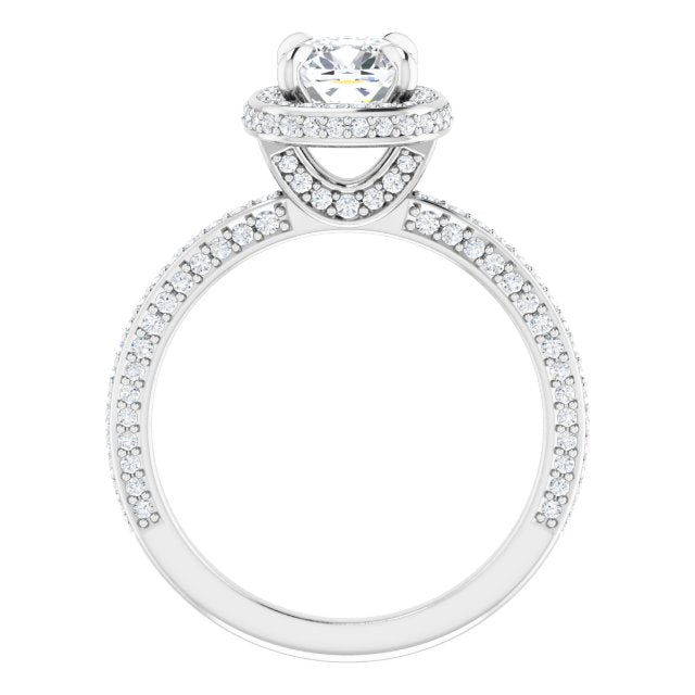 Halo-Style Engagement Ring