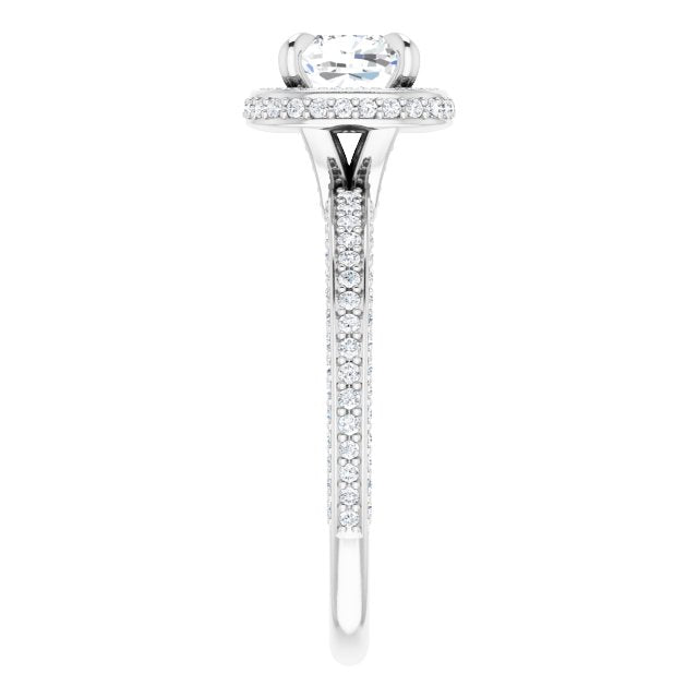 Halo-Style Engagement Ring