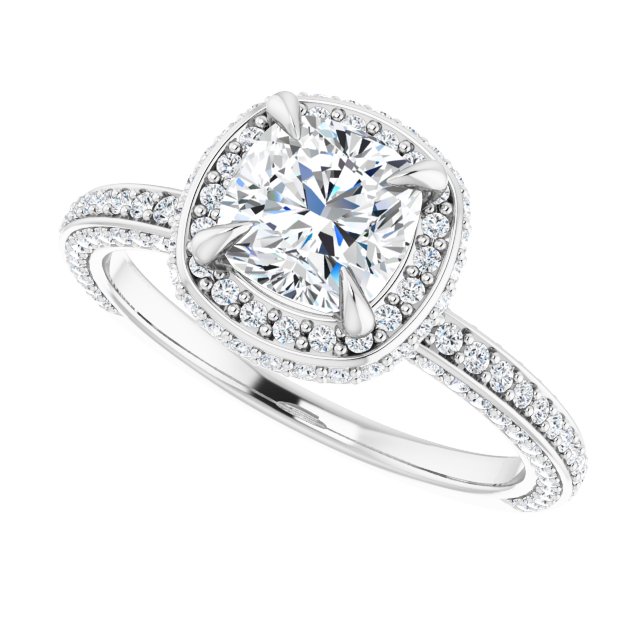 Halo-Style Engagement Ring