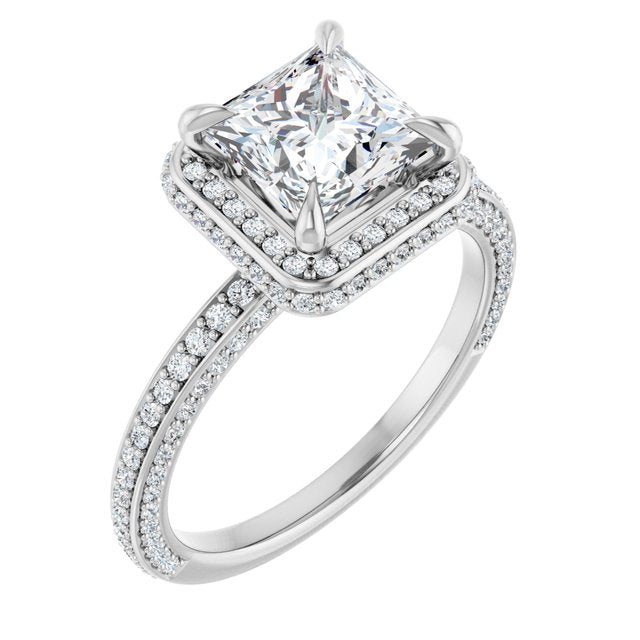 Halo-Style Engagement Ring