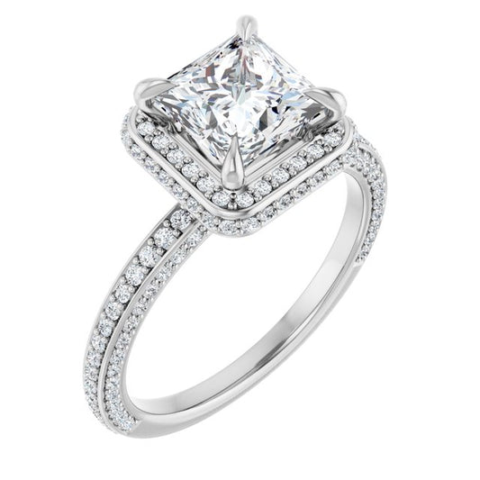Halo-Style Engagement Ring
