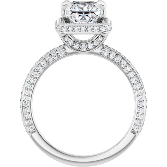 Halo-Style Engagement Ring