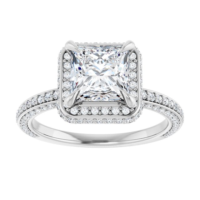 Halo-Style Engagement Ring
