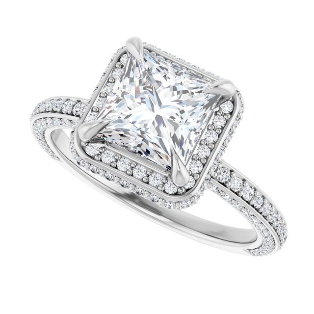 Halo-Style Engagement Ring