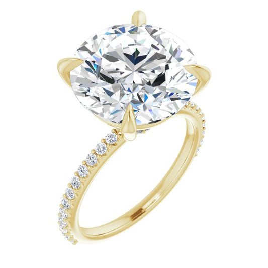Accented Engagement Ring