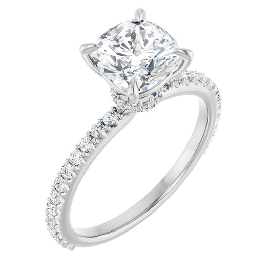 Accented Engagement Ring