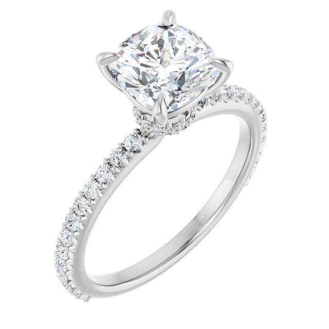 Accented Engagement Ring