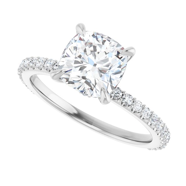 Accented Engagement Ring