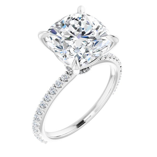 Accented Engagement Ring