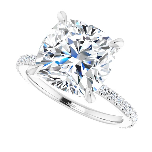 Accented Engagement Ring