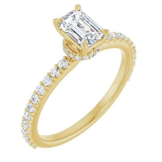 Accented Engagement Ring