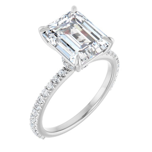 Accented Engagement Ring