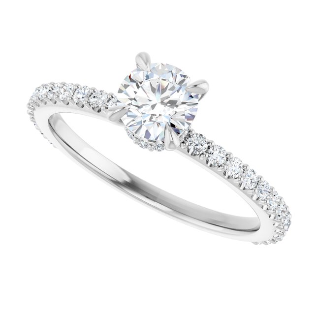 Accented Engagement Ring
