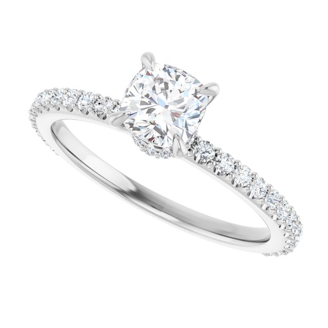 Accented Engagement Ring