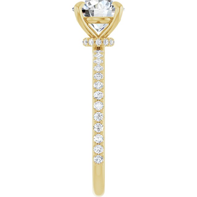 Accented Engagement Ring