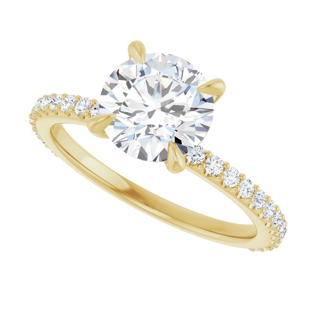 Accented Engagement Ring