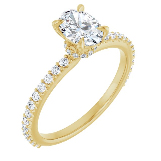 Accented Engagement Ring