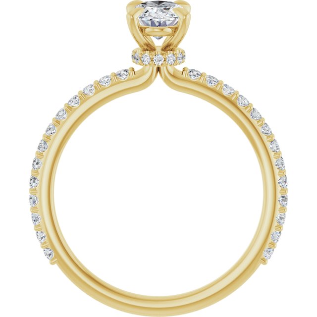 Accented Engagement Ring