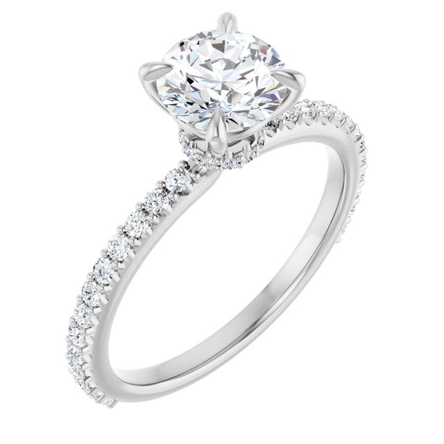 Accented Engagement Ring