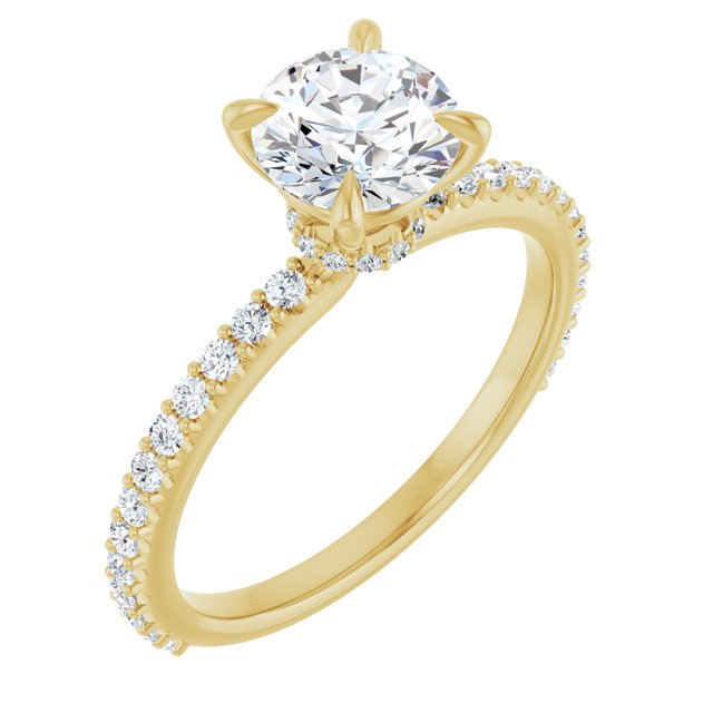 Accented Engagement Ring