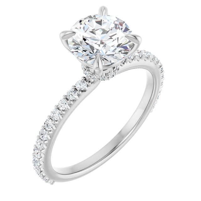 Accented Engagement Ring