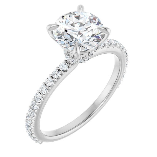 Accented Engagement Ring