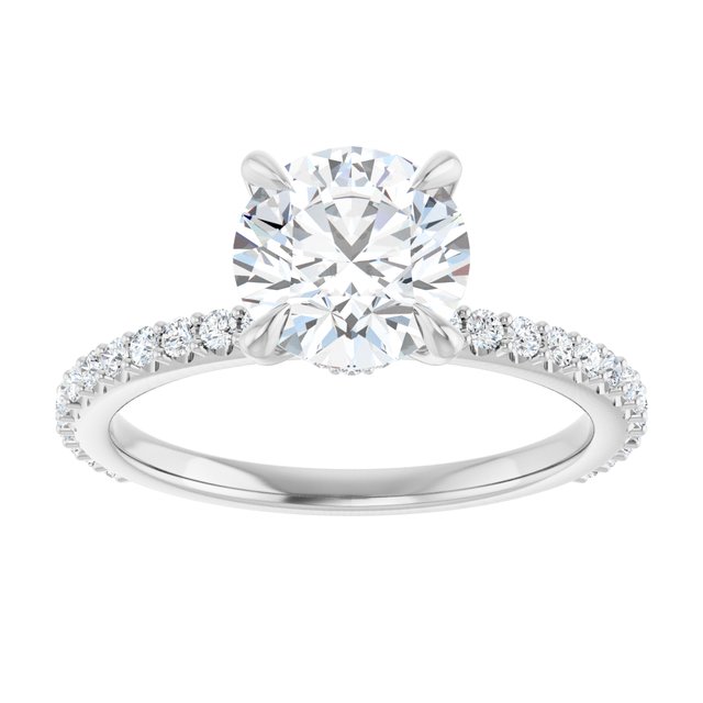 Accented Engagement Ring