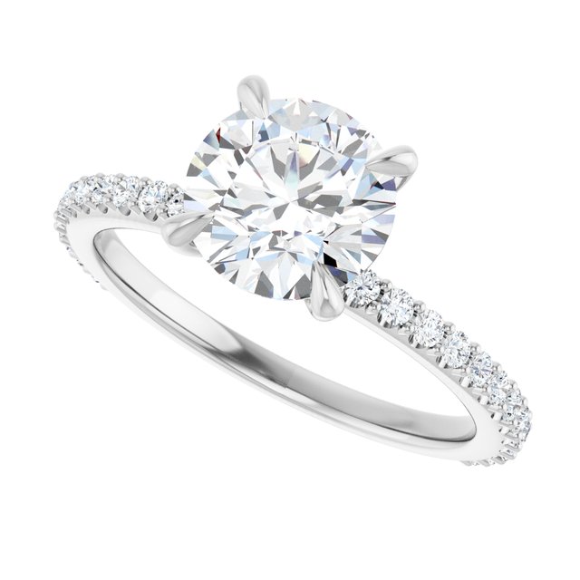 Accented Engagement Ring