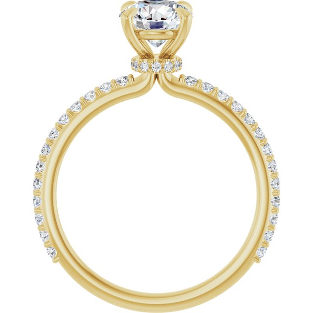 Accented Engagement Ring