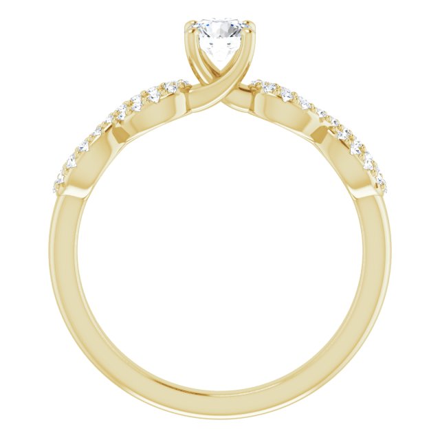 Infinity-Inspired Engagement Ring