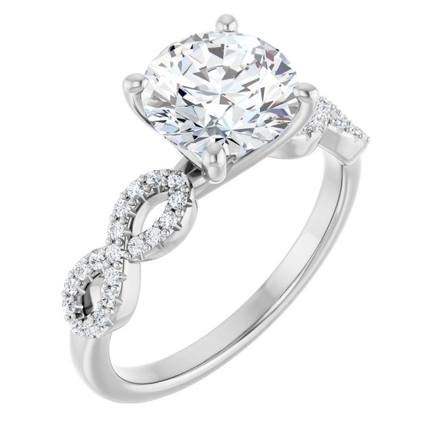 Infinity-Inspired Engagement Ring