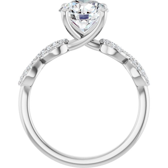 Infinity-Inspired Engagement Ring