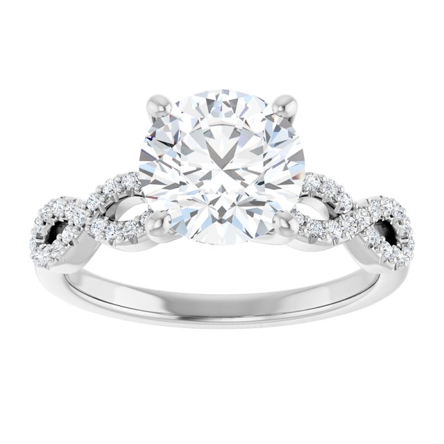 Infinity-Inspired Engagement Ring