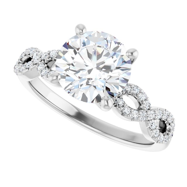 Infinity-Inspired Engagement Ring