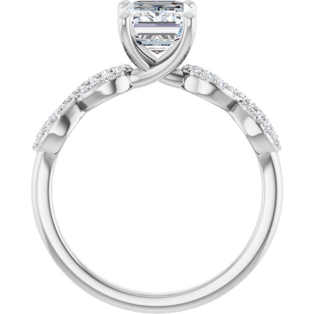 Infinity-Inspired Engagement Ring