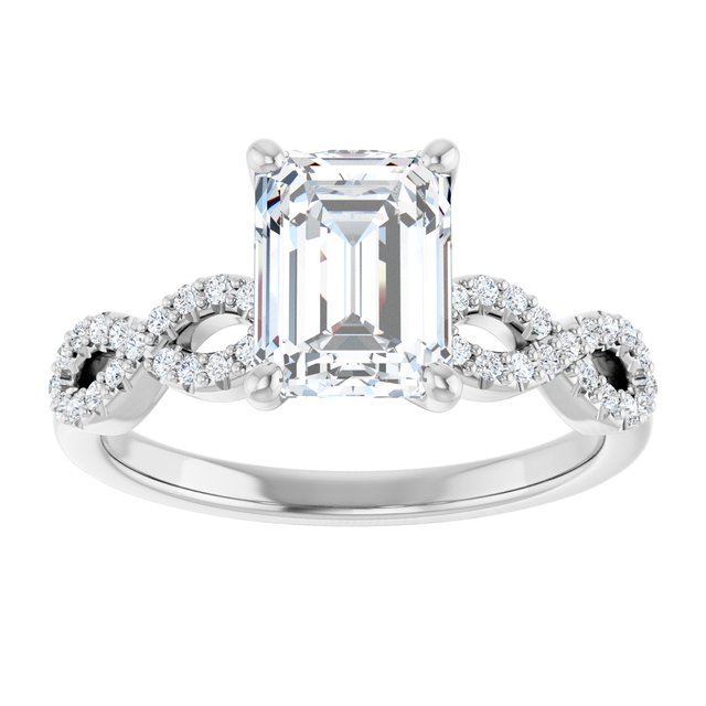 Infinity-Inspired Engagement Ring
