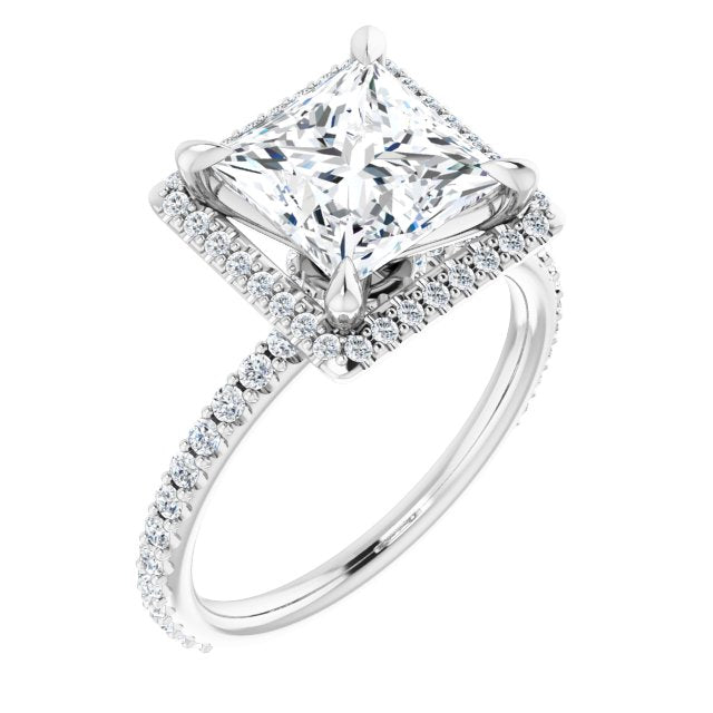 Halo-Style Engagement Ring