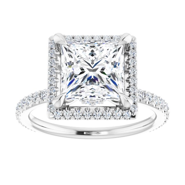 Halo-Style Engagement Ring