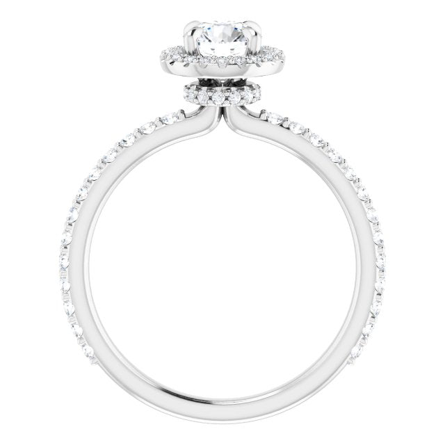 Halo-Style Engagement Ring