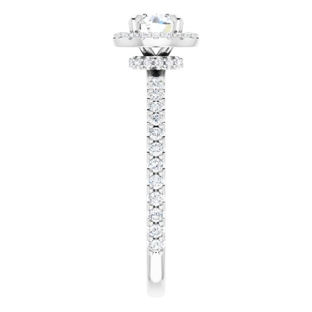 Halo-Style Engagement Ring