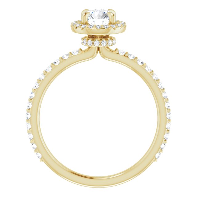 Halo-Style Engagement Ring