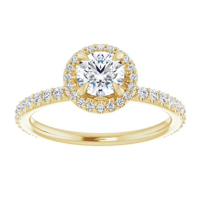 Halo-Style Engagement Ring