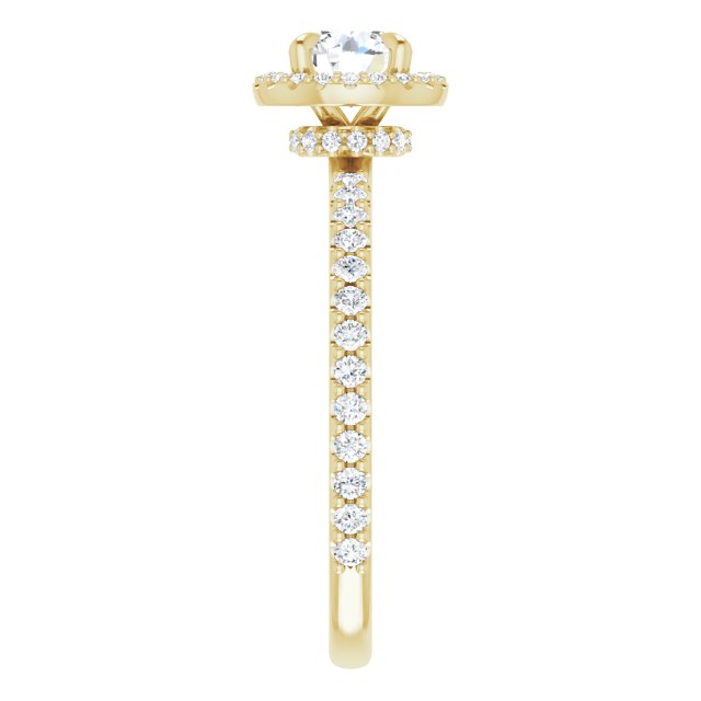 Halo-Style Engagement Ring