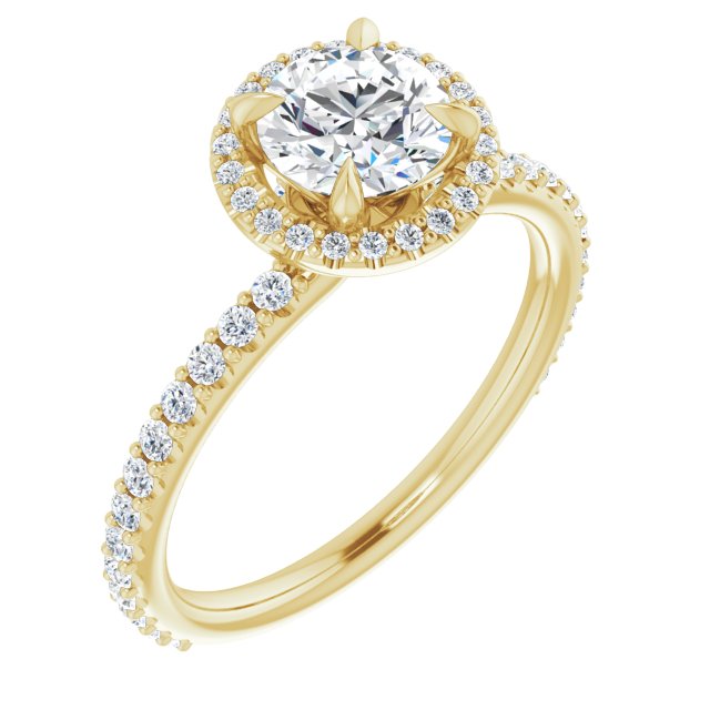 Halo-Style Engagement Ring