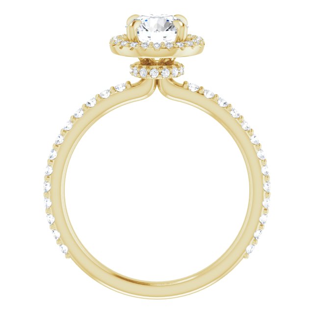 Halo-Style Engagement Ring