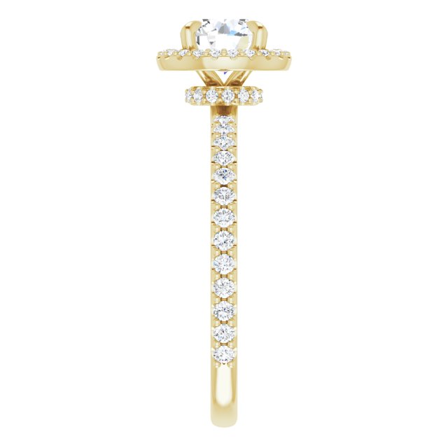 Halo-Style Engagement Ring