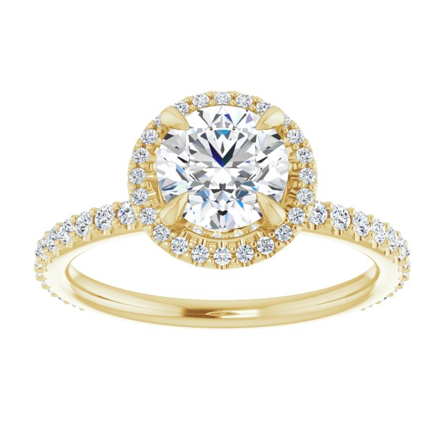 Halo-Style Engagement Ring